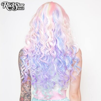 Rockstar Wig 00219 Rainbow Rock Collection Hair Prism 2 Back Angle