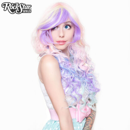 Rockstar Wig 00219 Rainbow Rock Collection Hair Prism 2 Side Angle