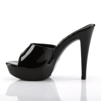 Fabulicious 5" Cocktail 501 Slip On - Black Top and Platform Left