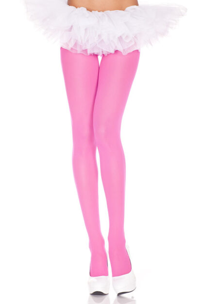 Opaque Tights - Neon Pink