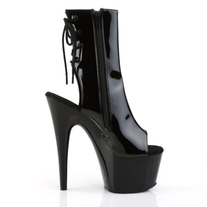 Pleaser 7" Adore 1018 Ankle Boot - Patent Black Right