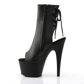 Pleaser 7" Adore 1018 Ankle Boot with Matte Black Left Angle