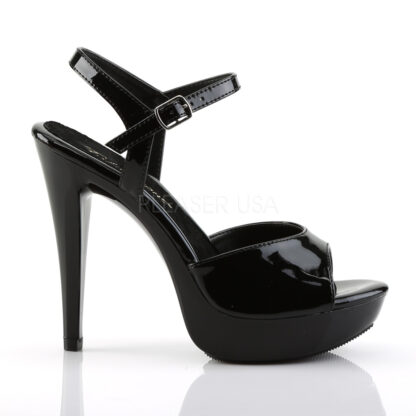 Fabulicious 5" Cocktail 509 Sandal Patent Black Right Angle