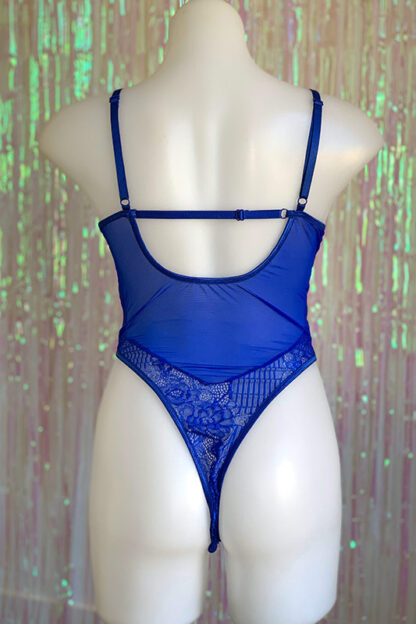 Lace Bodysuit - Blue back