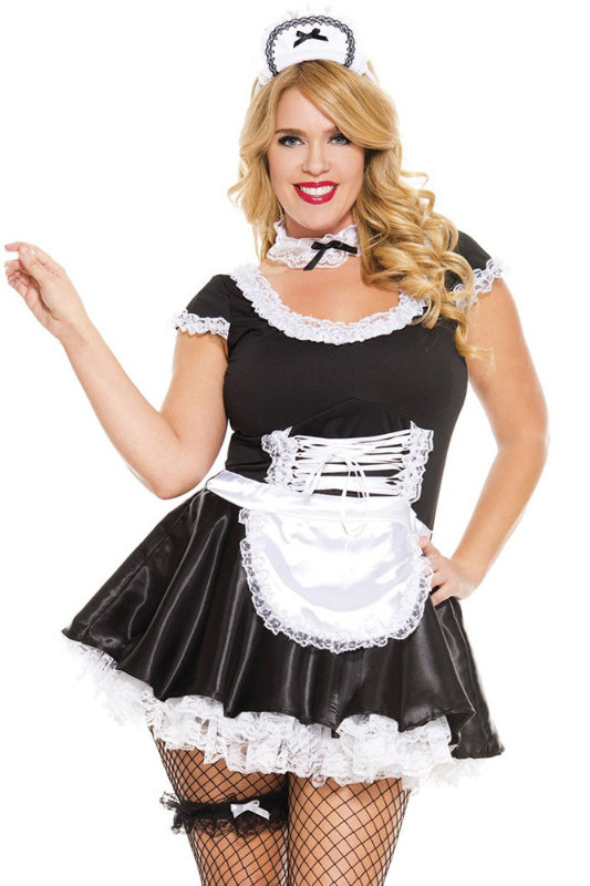 French Maid Queen Sizes - 4 pieces | Siren Doll