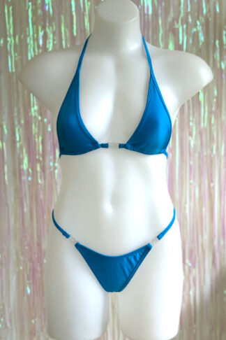 Siren Doll Micro Cup Bikini Set - Turquoise