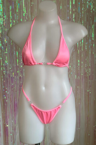 Siren Doll Micro Bikini Set - Barbie Pink Front