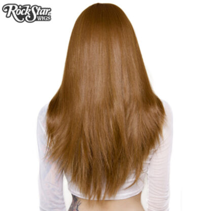 Lace Front 26" Yaki Straight - Medium Brown Blend Back
