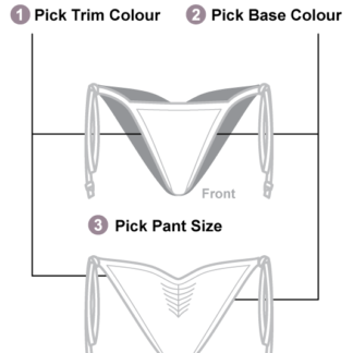 Siren Doll Tie Side Ruched Back Pant - Pick Your Original Colour