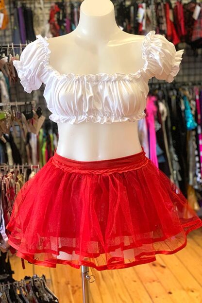 Siren Doll Original Tutu Petticoat Skirt Red Front