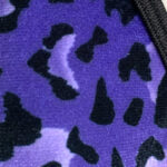 Purple Leopard Velvet