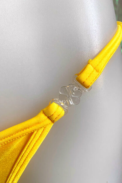 Siren Doll Small Cup Bikini Set - Yellow Clip
