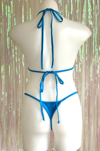 Siren Doll Small Cup Bikini Set - Turquoise - Back