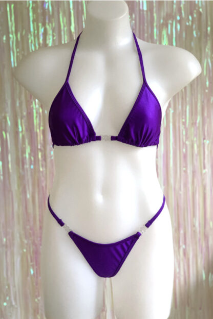 Siren Doll Small Cup Bikini Set - Purple