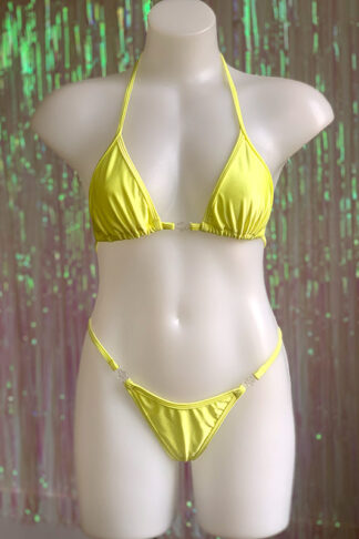 Siren Doll Small Cup Bikini Set - Lemon