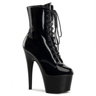 Pleaser 7" Adore 1020 Ankle Boots patent Black