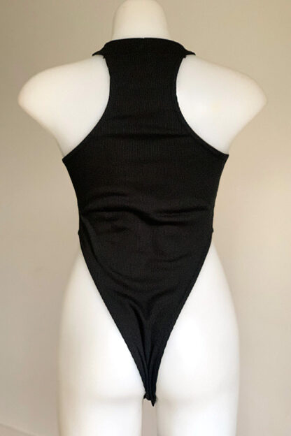 Cotton Like Bodysuit - Black Back