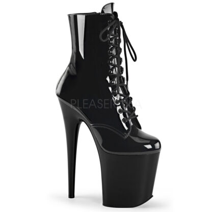 Pleaser 8" Flamingo 1020 Ankle Boots Patent